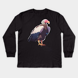 Beautiful Vulture design Kids Long Sleeve T-Shirt